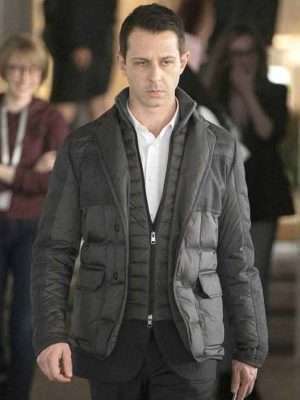 Succession S03 Kieran Culkin Black Jacket