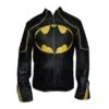 Batman Black & Yellow Leather Jacket