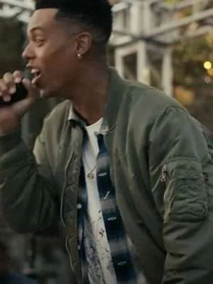 Bel-Air Will Smith Bomber Green Jacket