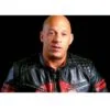 Bloodshot Vin Diesel Black And Red Leather Jacket