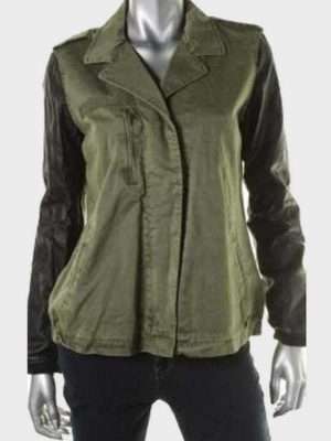 Behind Her Eyes Louise Green And Black Sleeve Jacket