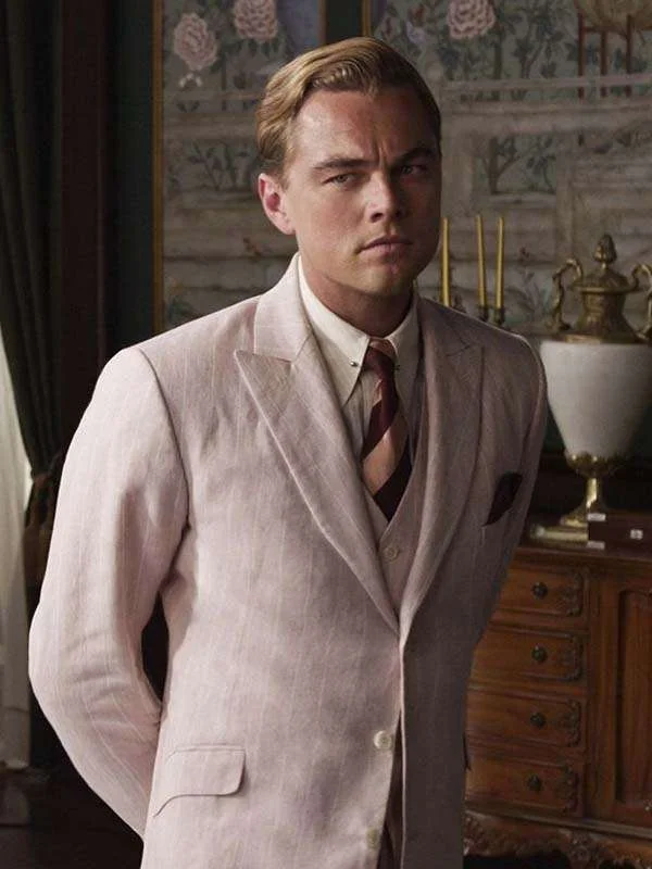 The Great Gatsby Jay Gatsby Pink Blazer - Image 3