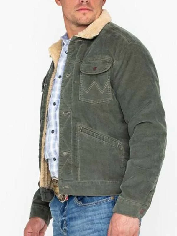 High School Musical Ricky Green Sherpa Jacket - Image 2
