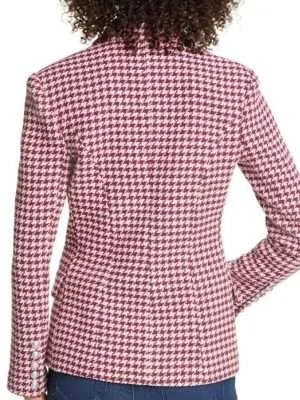 Alternative view of Zoeys Extraordinary Playlist Zoey Clarke Houndstooth Blazer