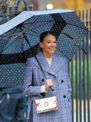 Liza Miller Younger Blue Plaid Coat