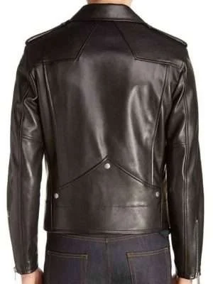Alternative view of Josh Black Leather Moto Jacket