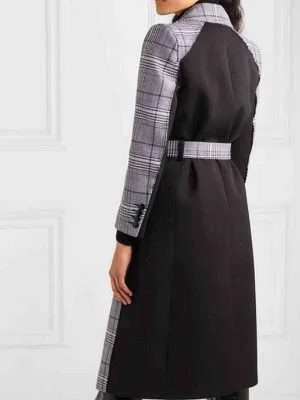 Alternative view of Younger Season 07 Liza Miller Checked Long Coat