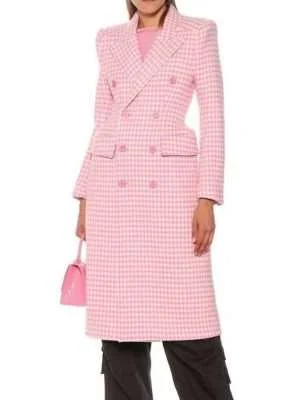 Younger Season4 Kelsey Peters Pink Checkered Coat