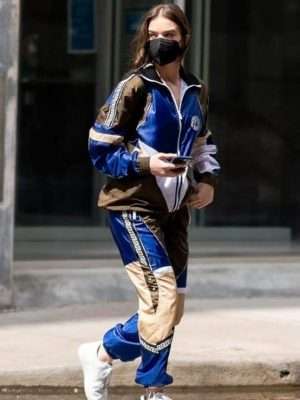 Hailee Steinfeld Blue Tracksuit