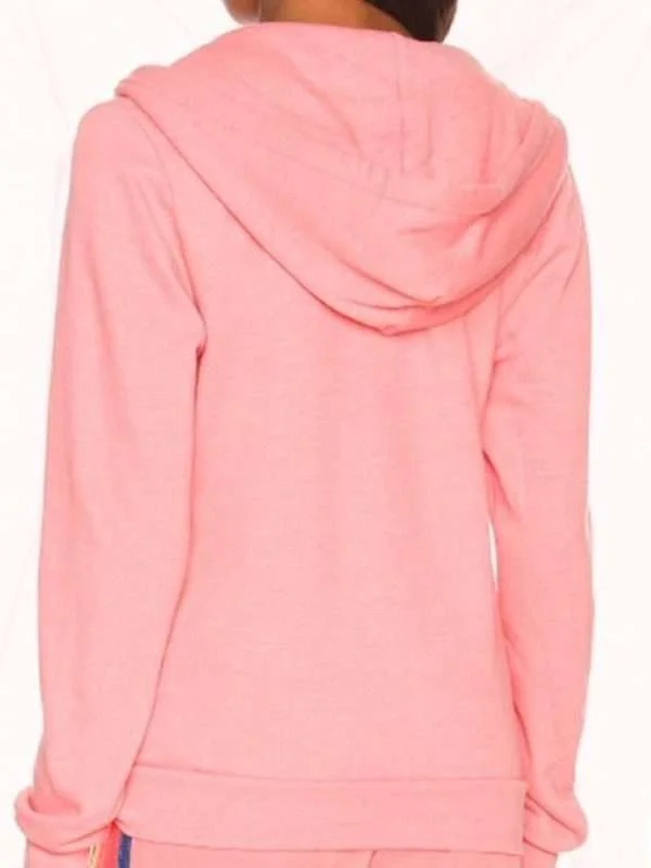 Mr. Mayor Kyla Kenedy Pink Striped Hoodie - Image 2