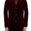 12th Doctor Who Velvet Maroon Coat