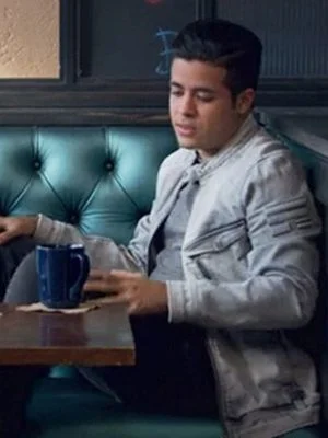 13 Reason Why Christian Navarro Grey Jacket