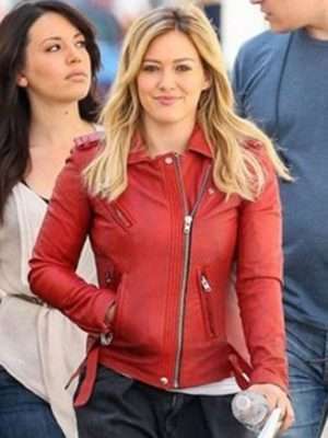 Kelsey Peters Younger Hilary Duff Leather Jacket