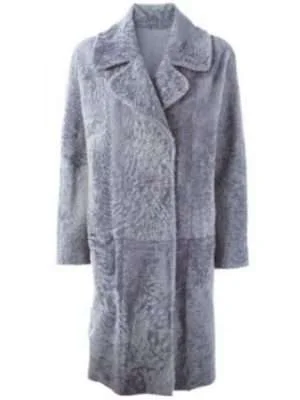 Alternative view of Younger Season 2 Kelsey Peters Grey Fur Coat