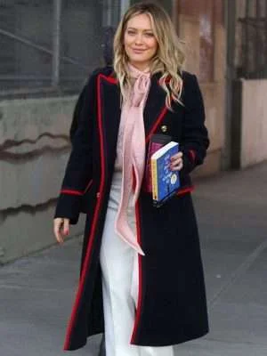 Younger Hilary Duff Wool Coat