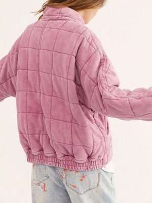 Alternative view of Heartland Season 15 Lou Fleming Pink Quilted Jacket