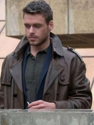 Alternative view of Eternals Ikaris Brown Leather Coat