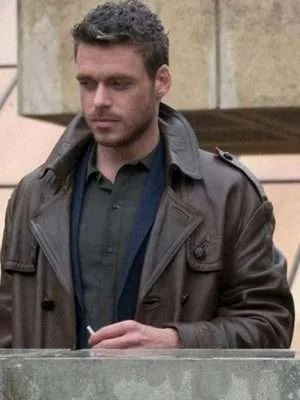 Alternative view of Eternals Ikaris Brown Leather Coat