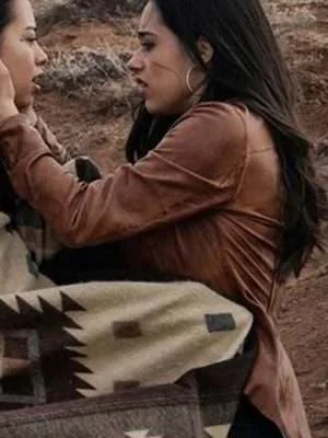 Alternative view of Roswell New Mexico Liz Ortecho Brown Jacket