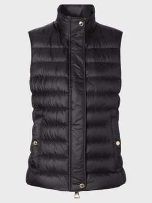 Womens Black Puffer Vest