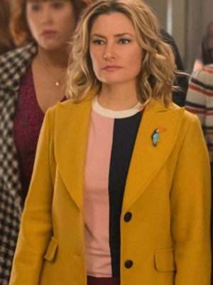 Alternative view of Riverdale Alice Cooper Yellow Coat