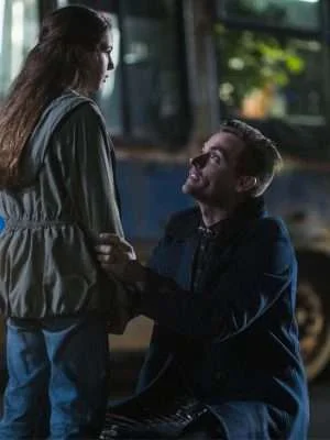 Alternative view of Kevin Zegers Fear The Walking Dead Coat