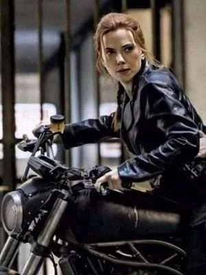 Alternative view of Black Widow 2021 Motorcycle Jacket