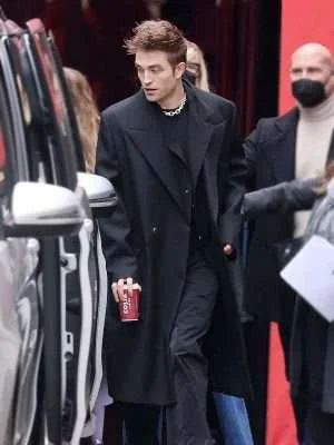 Alternative view of The Batman 2022 Event Robert Pattinson Coat