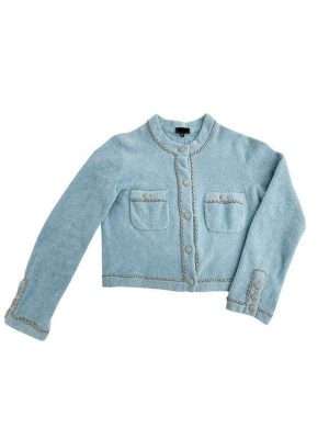 Emily In Paris Emily Cooper Blue Cardigan