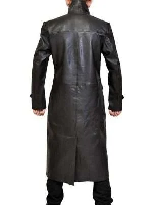 Alternative view of Superman Smallville Clark Kent Black Trench Coat