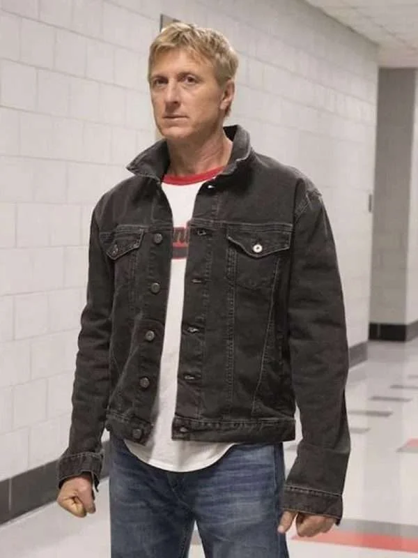 Cobra Kai Johnny Lawrence Black Denim Jacket - Image 2