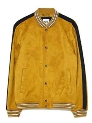 Junior’s Black-ish Yellow Bomber Jacket
