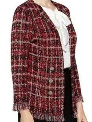 Alternative view of Filthy Rich Norah Ellington Plaid Tweed Jacket