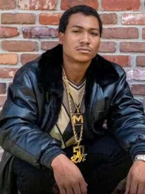 Alternative view of BMF 2021 Demetrius ‘Lil Meech’ Flenory Black Leather Jacket