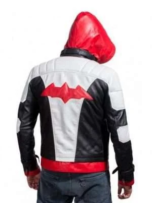 Alternative view of Batman Arkham Red Hood Leather Jacket