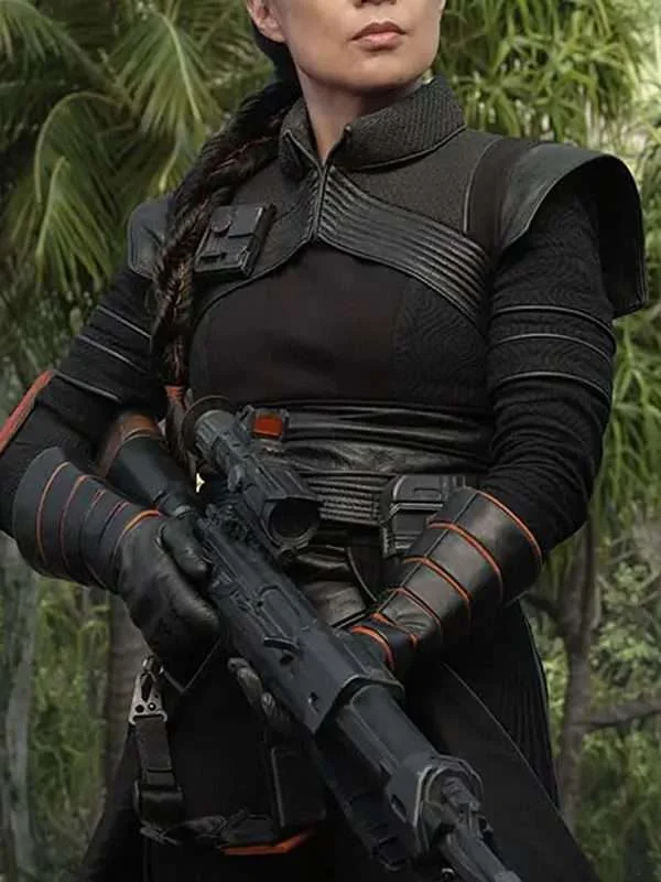 The Mandalorian Fennec Shand Black Coat - Image 2