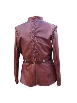 Alternative view of Game Of Thrones Jaime Lannister Maroon Jacket