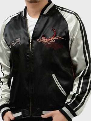 Alternative view of Godzilla Bomber Jacket