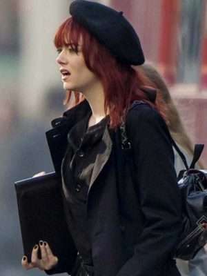 Alternative view of Cruella 2021 Emma Stone Black Coat