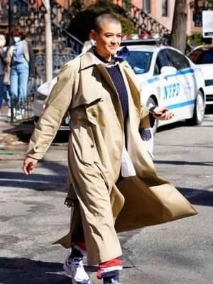 Alternative view of Gossip Girl Julien Calloway Long Coat