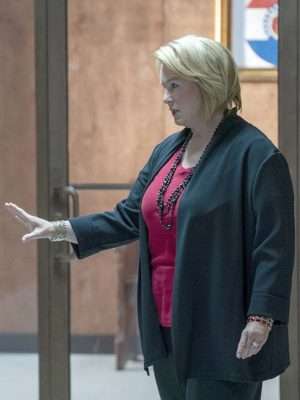 The Thing About Pam (2022) Pam Hupp Black Cloak