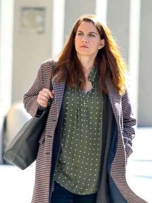 Inventing Anna 2022 Vivian Kent Checkered Coat