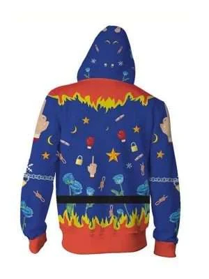 Birds Of Prey Harley Quinn Blue Hoodie