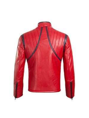 Men's Kobra Kid Red Moto Jacket