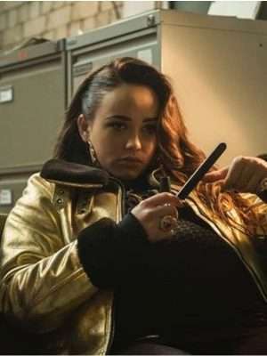 Alternative view of Curfew Faith Palladino Golden Jacket