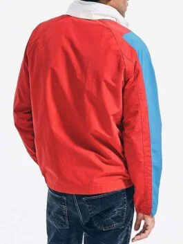 Mens Wear Red Windbreaker Jacket