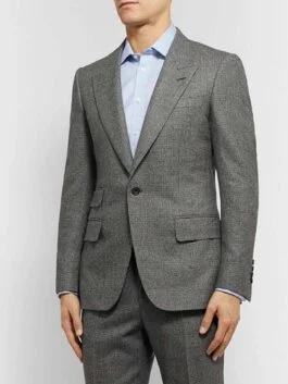 Kingsman Grey Wool Blazer