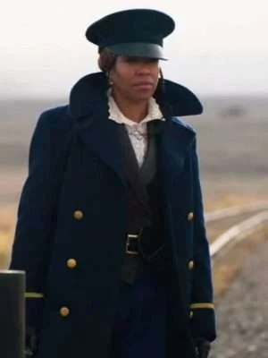 The Harder They Fall Trudy Smith Double-Breasted Coat
