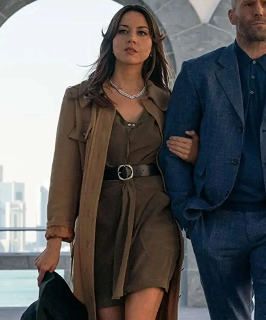 Operation Fortune Aubrey Plaza Coat