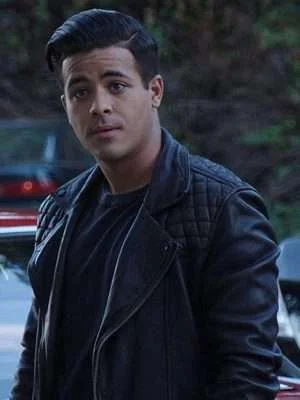Alternative view of Christian Navarro 13 Reasons Why Black Jacket
